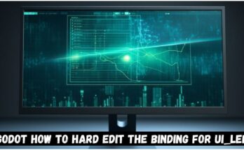 Godot How to Hard Edit the Binding for UI_Left