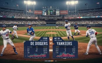 dodgers vs yankees match player stats