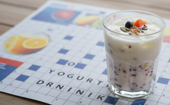 cold yogurt drink crossword