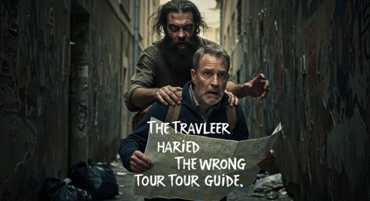 the traveler hired the wrong tour guide